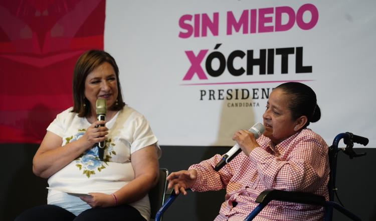 "Me da lo mismo", dice Xóchilt desde Oaxaca sobre turno en el debate presidencial