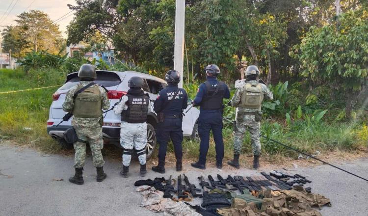 Ponen a disposición de la FGR a sujeto detenido tras balacera en Comalcalco