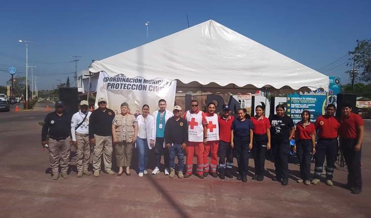 Habilita Salud módulos de atención médica en Nacajuca y Jalpa como parte del operativo Semana Santa