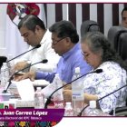 Discuten Juan Correa y Gabriela Tello por pago a moderadores del debate de candidatos a gobernador