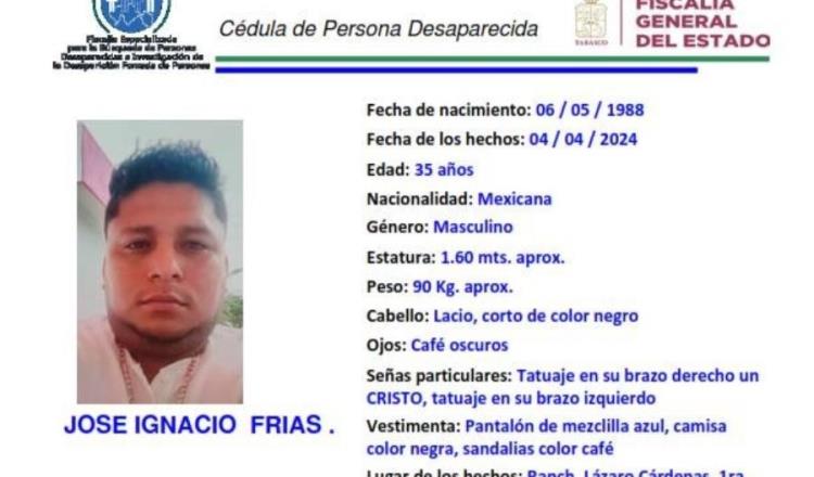 Buscan a 4 masculinos desaparecidos entre el 4 y 5 de abril en Centro