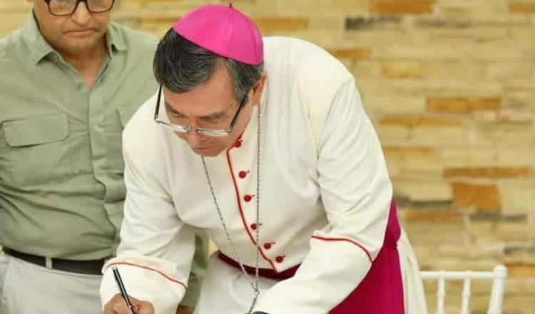 Firma de acuerdo por la paz no solo es con la Iglesia sino con la sociedad: Obispo de Tabasco