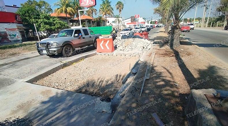 Construcción de pasos peatonales en Bulevar Bicentenario estarían listos esta semana