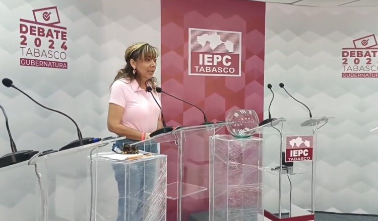 Lorena Beaurregard acusa falta de difusión del IEPC sobre primer debate