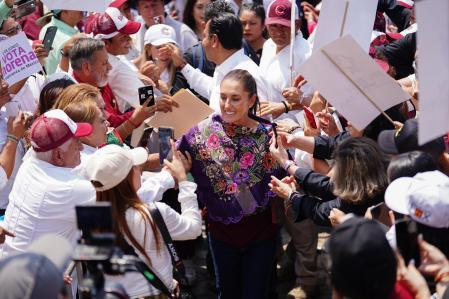 Desde Chiapas, Sheinbaum plantea emplear a migrantes de Centroamérica