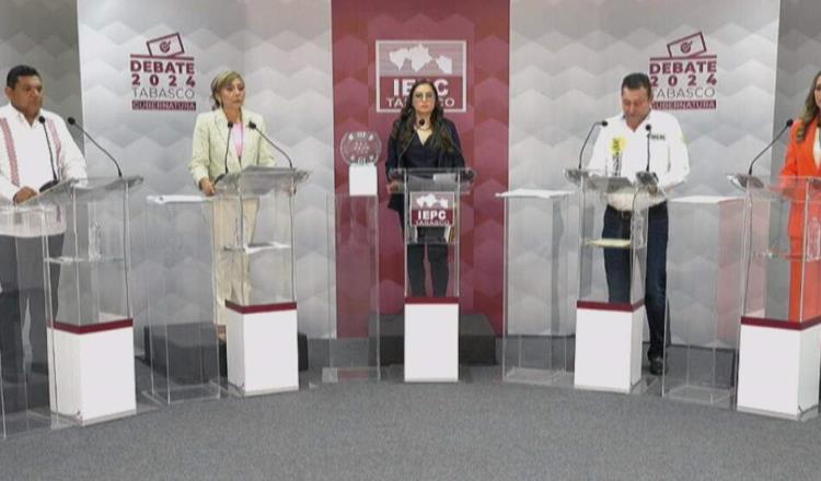 Sacan a relucir aumento de homicidios en Tabasco en primer debate entre candidatos al gobierno