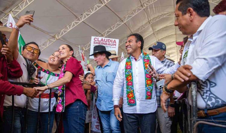 Descartan riesgos a seguridad de Sheinbaum tras ser retenida en Chiapas