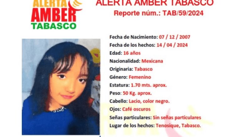 Buscan a 3 menores de edad desaparecidas en Tabasco