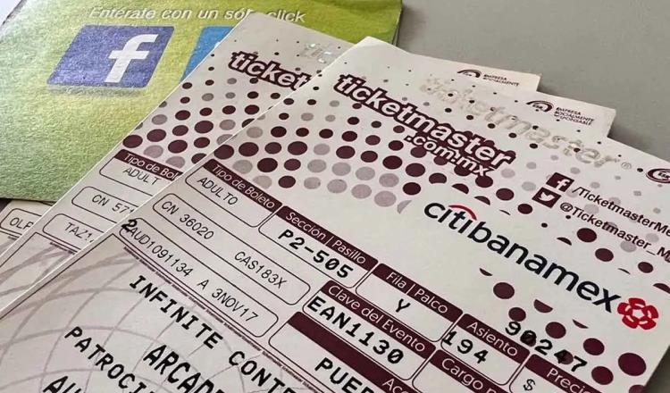 Pagará Ticketmaster 3.4 mdp a 500 mexicanos por cancelación de boletos