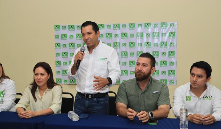 PVEM logrará más de 200 mil votos en Tabasco el 2 de junio: Miguel Vélez