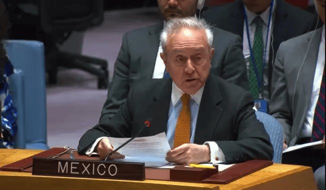 Reafirma México apoyo a Palestina para ser miembro de pleno derecho de la ONU