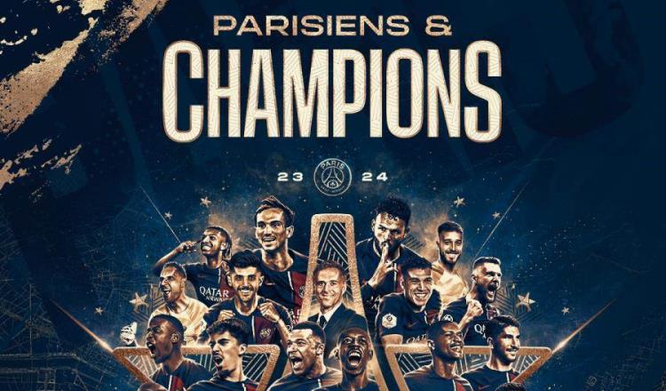PSG se corona campeón de la Ligue 1 a pesar de empatar