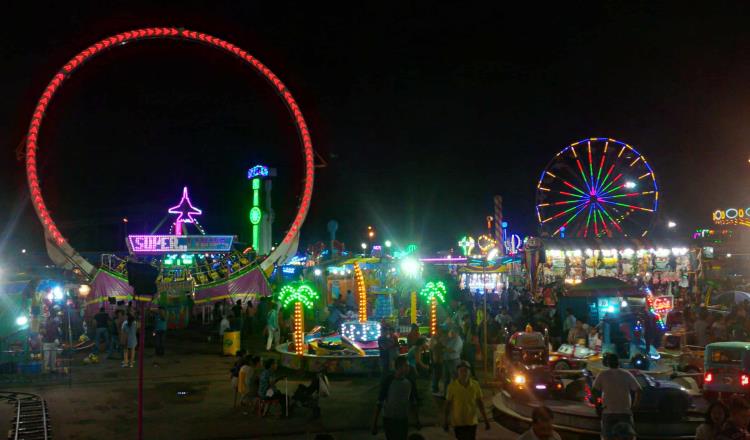 Juegos mecánicos infantiles gratis en la Feria Tabasco por Día del Niño