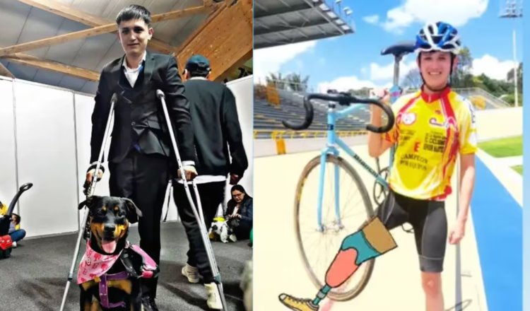Ángel perdió una de sus piernas por negligencia médica tras ser hospitalizado por salvar a su perrita de un accidente