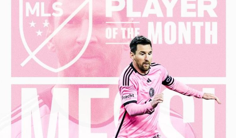 Se impone Messi como jugador del mes de abril en la MLS