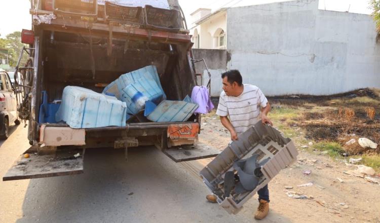 Recolectan 189 toneladas en programa de deschatarrización en Centro