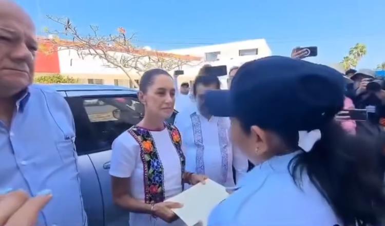 Policías de Campeche piden ayuda a Sheinbaum para entablar diálogo con gobernadora
