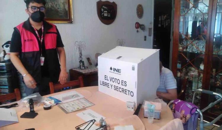 Reporta INE que 222 personas con alguna limitación física han emitido su voto anticipado