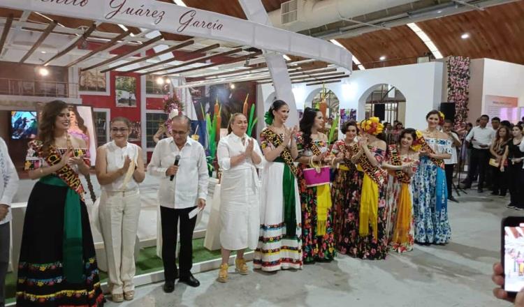 Inauguran el stand de Macuspana en la Feria Tabasco 2024