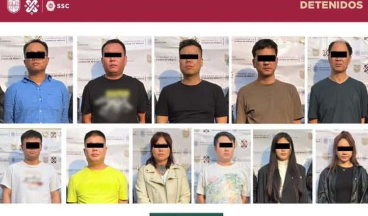 Detienen a integrantes de red de explotación sexual en CDMX encabezada por chinos