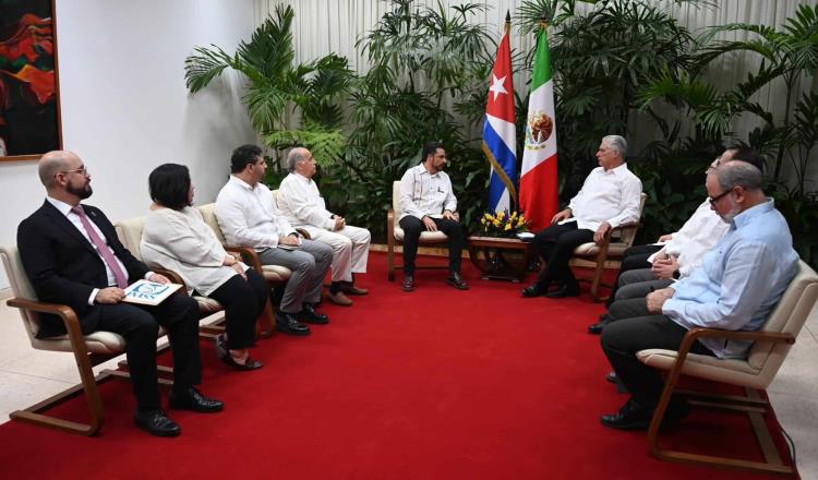 Zoé Robledo se reúne con presidente de Cuba fortalecer apoyo a IMSS-Bienestar