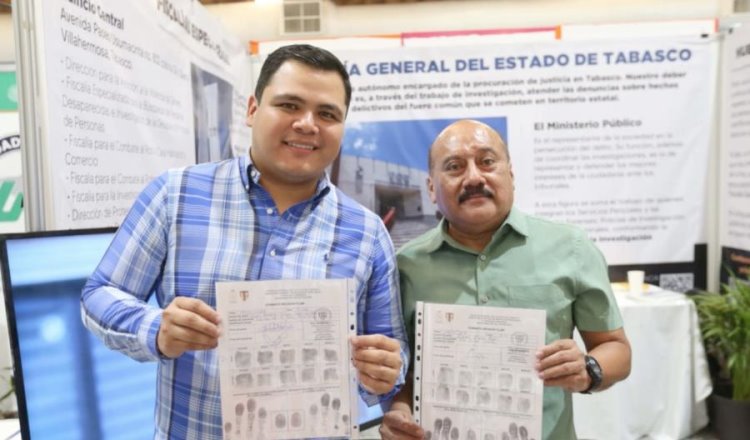 Más de mil ciudadanos tramitaron Cédula de Identificación de Personas en la Feria Tabasco