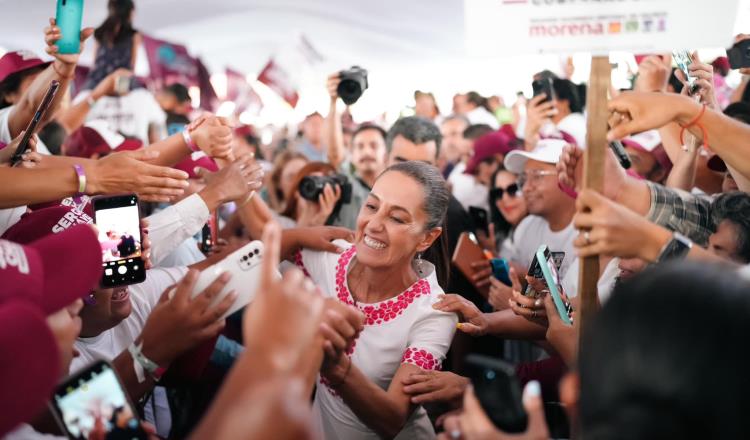 Sheinbaum cerrará campaña el 29 de mayo en el Zócalo de CDMX 