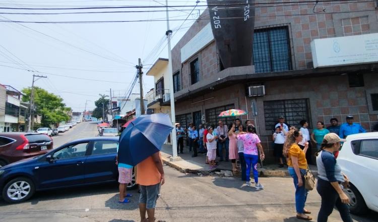 Un bloqueo más por fallas de luz; ahora fueron colonos de la Nueva Villahermosa