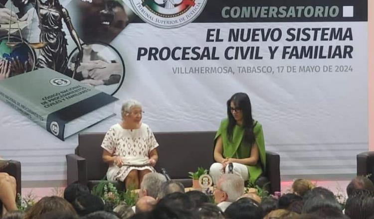 Tabasco fue de los primeros estados que amplió derechos de mujeres, reconoce Sánchez Cordero