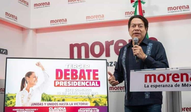 Mario Delgado acusa a la derecha de promover el miedo para que la gente no salga a votar