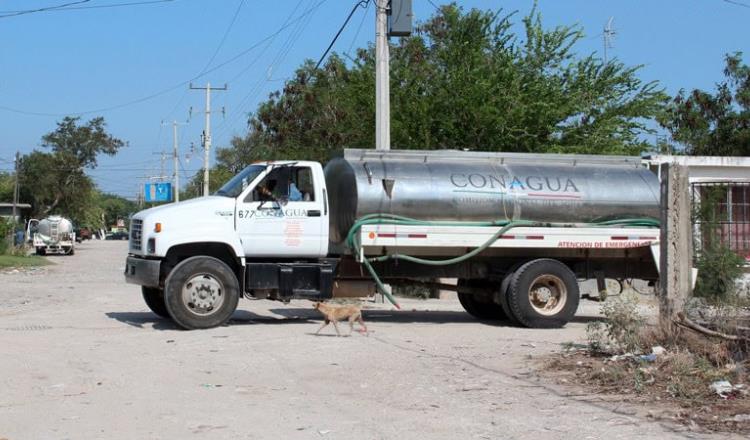 Suministra Conagua pipas para hospitales, viviendas y combate a incendios en Tabasco y 9 estados 