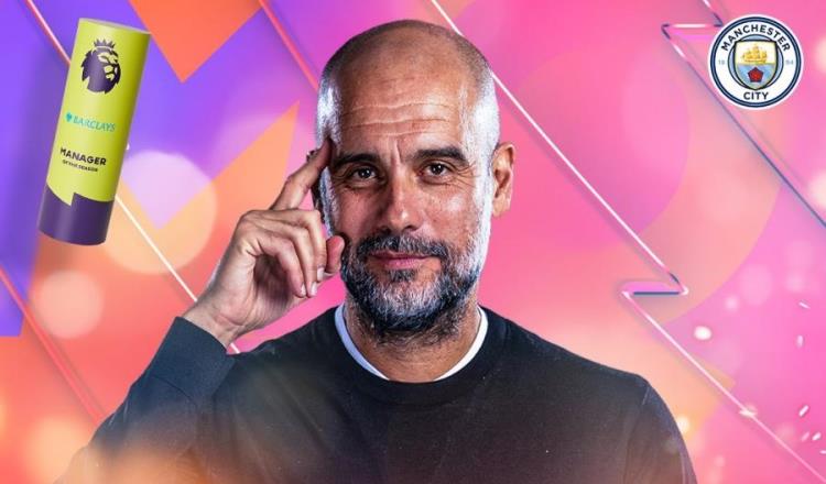 Pep Guardiola, elegido el Mejor Entrenador de la temporada en la Premier League