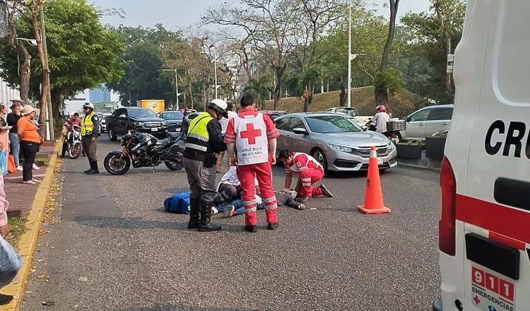 Atropellan a peatón en Paseo Tabasco