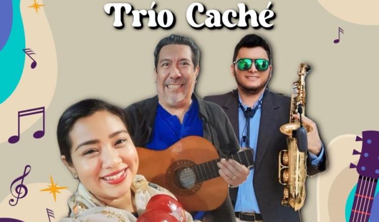 Boleros con Trío Caché y marimba este 23 y 24 de mayo