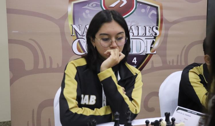 Tabasqueña logra primera medalla de oro en ajedrez en juegos Conade 2024 