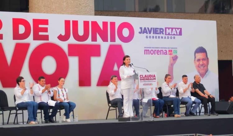 Estamos listos afirma Yolanda Osuna en cierre de campaña junto a Claudia Sheinbaum