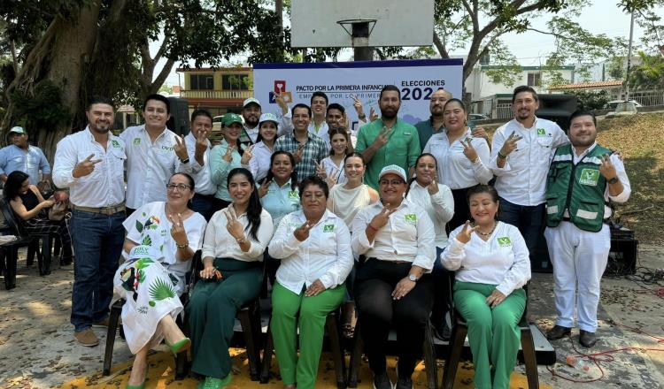 Firman candidatos a diputados locales y federales del PVEM Pacto por Primera Infancia