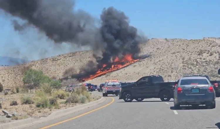 Avión militar se estrella momentos después de despegar en Nuevo México