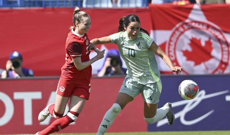 México femenil pierde 2-0 ante Canadá en partido amistoso