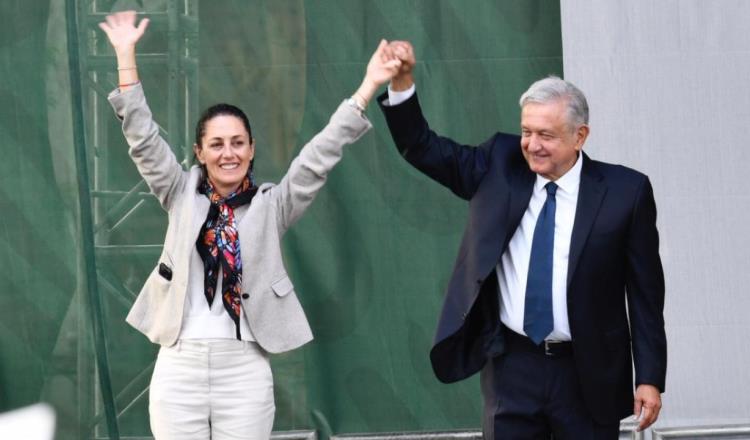 Sheinbaum la única que recibiría Obrador en Palenque