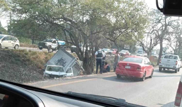 Se registran accidentes en la Villahermosa – Cárdenas