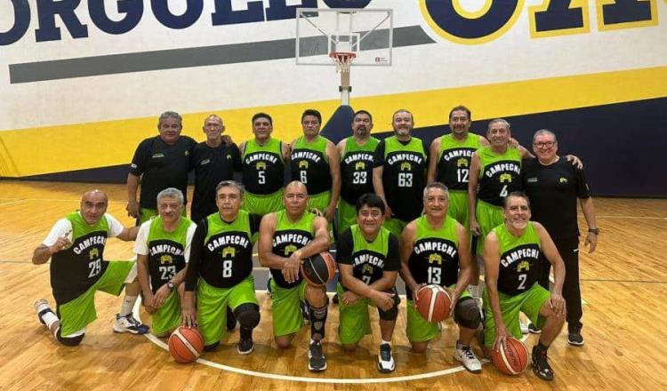 Tabasco albergará este fin de semana el Cuadrangular Peninsular de Maxi Baloncesto