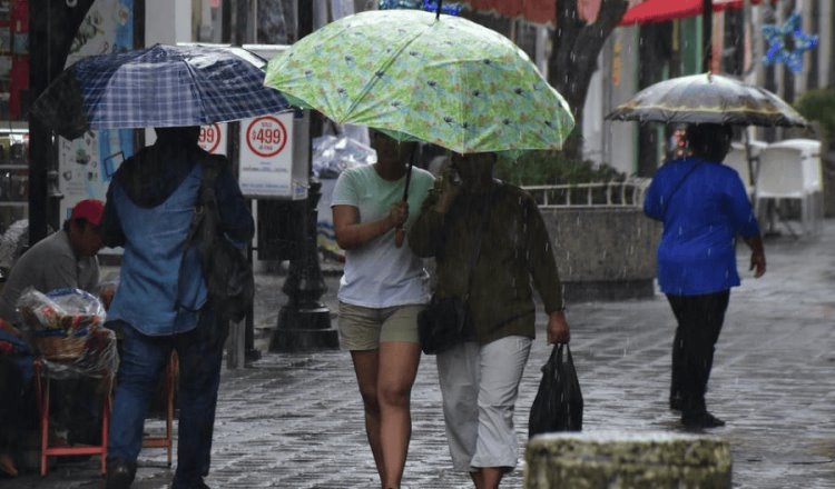 Lluvias fuertes de hasta 75 mm prevé Conagua para Tabasco este martes