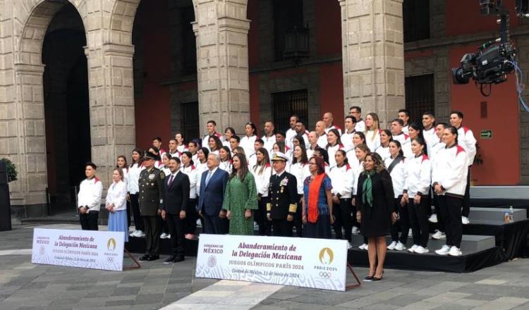 AMLO abandera a delegación mexicana que participará en Juegos Olímpicos de París 2024