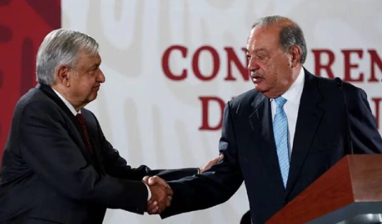 Slim, sin nerviosismo, sabe de la fortaleza de la economía mexicana: AMLO