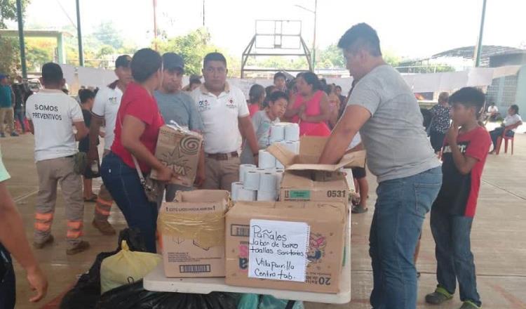 Llega a Chiapas apoyo para desplazados de Tila recaudado en la Villa Parrilla