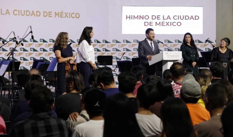 Presentan el himno de la CDMX; es el único creado por una mujer en el mundo