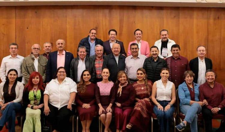 Gobernadores de Morena felicitan a próximos secretarios del gabinete de Sheinbaum