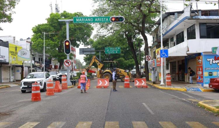 Próxima semana abrirán circulación vehicular en su totalidad en Paseo Tabasco