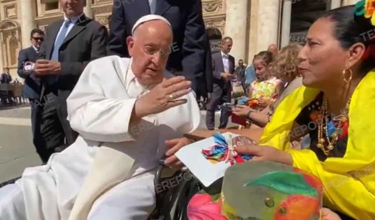 Cocineras tradicionales de Tabasco viven encuentro con el Papa Francisco en Roma